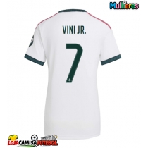 Camisa de Futebol Real Madrid Vinicius Junior #7 Equipamento Principal Mulheres 2026-27 Manga Curta